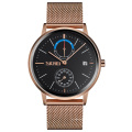 Skmei 9182 модные оптовые роскошные мужские кварцевые часы с логотипом из нержавеющей стали